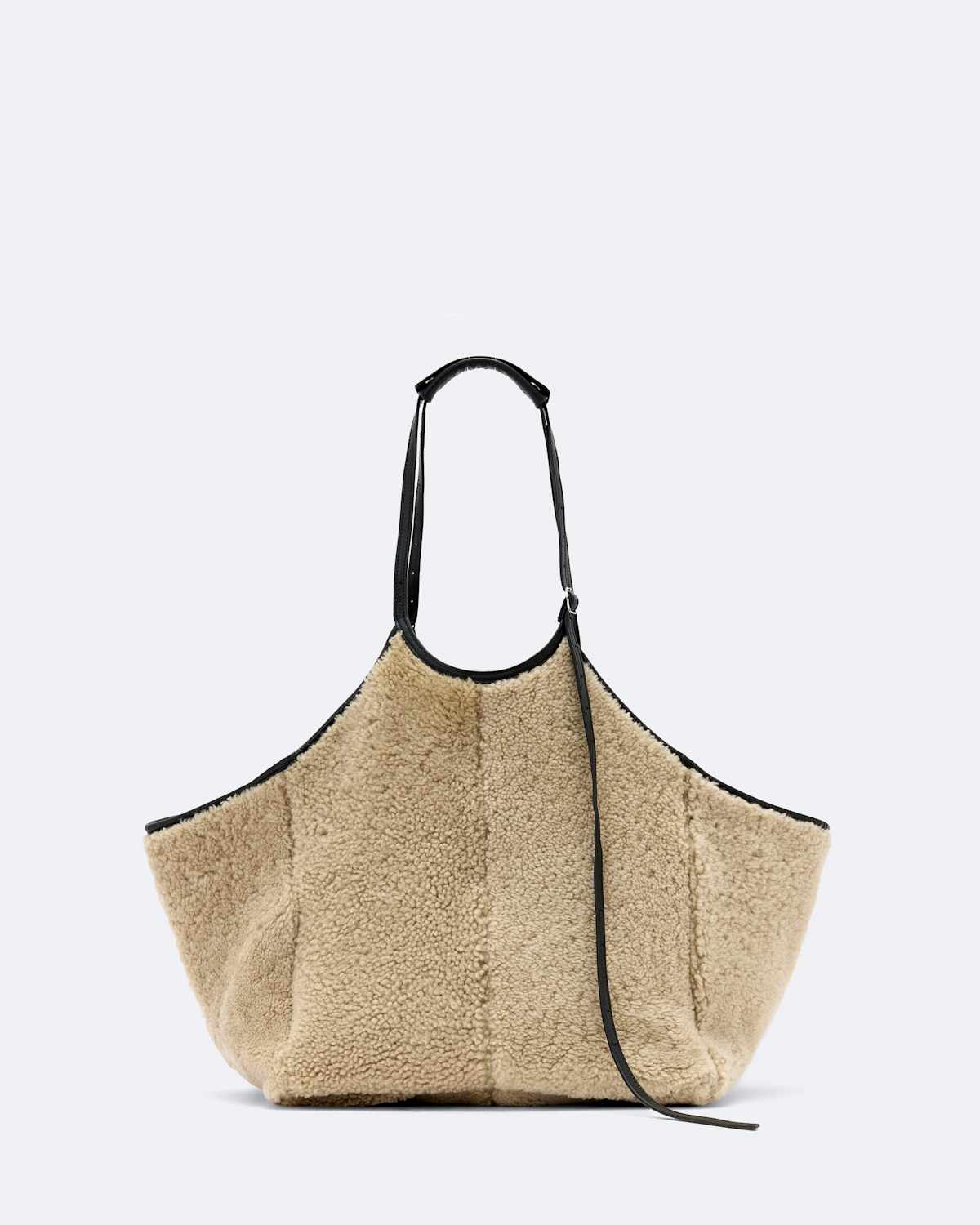 Siloh Shearling Tote Bag by AllSaints