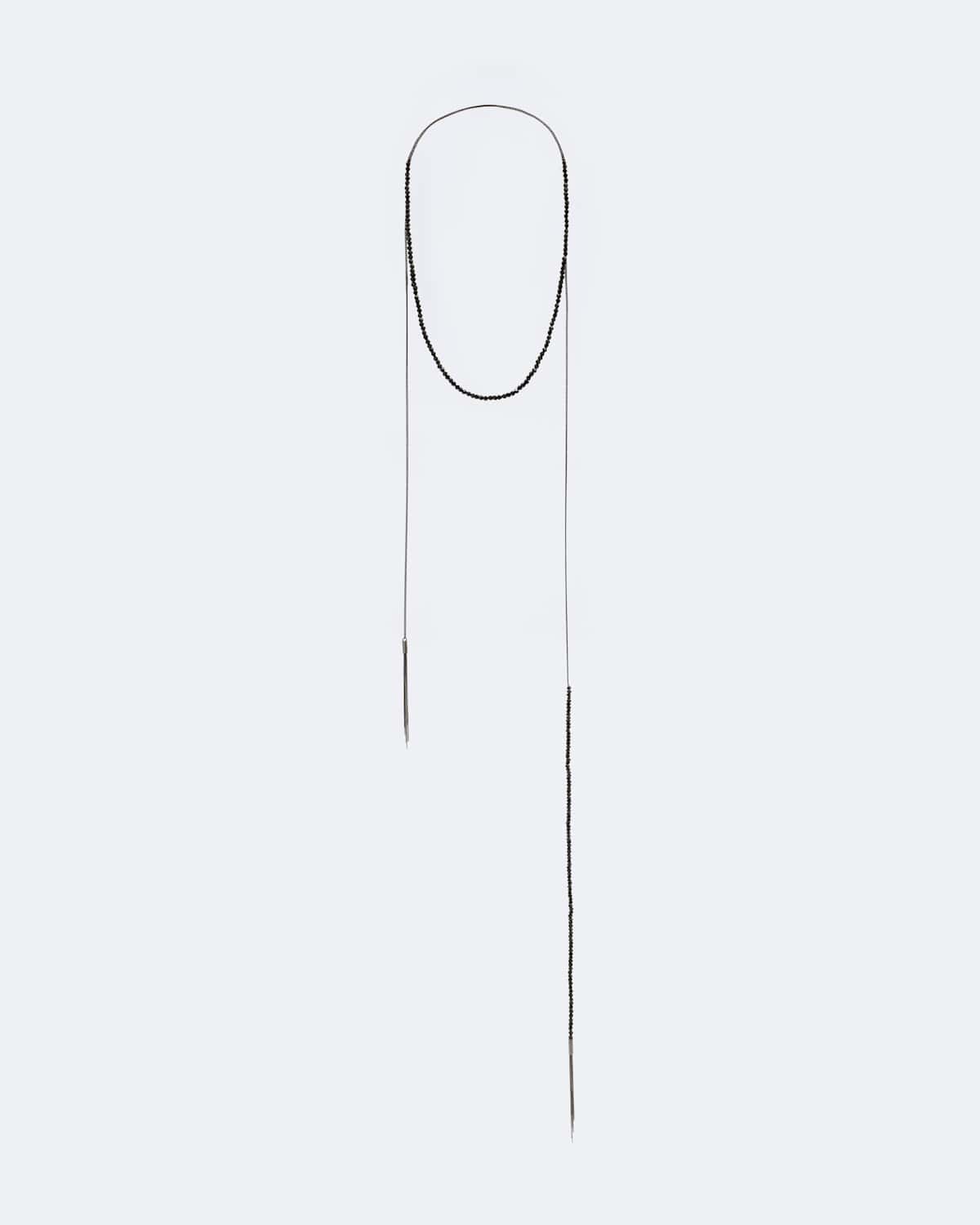 Noir Tassel Necklace by AllSaints