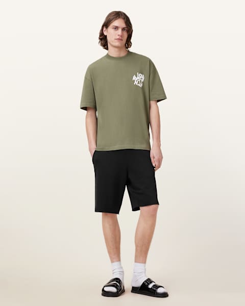 Helix Straight Fit Sweat Shorts