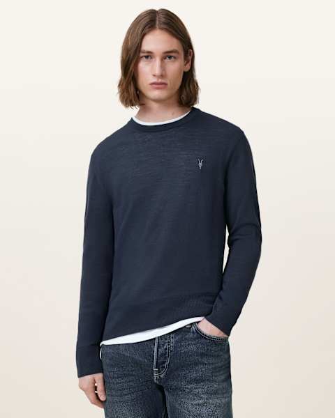 Image for Mode Merino Crew Neck Ramskull Jumper