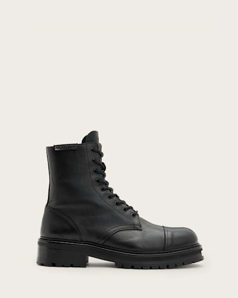 Hank Chunky Leather Boots