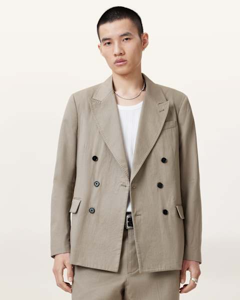 Image for Newton Double Breasted Relaxed Blazer