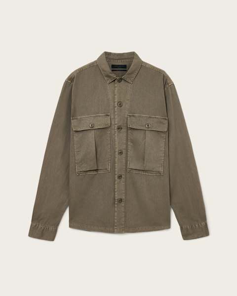 Albyn Long Sleeve Cotton Shirt