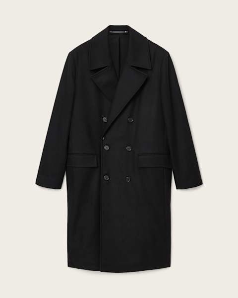 Curran Relaxed Fit Wool Coat