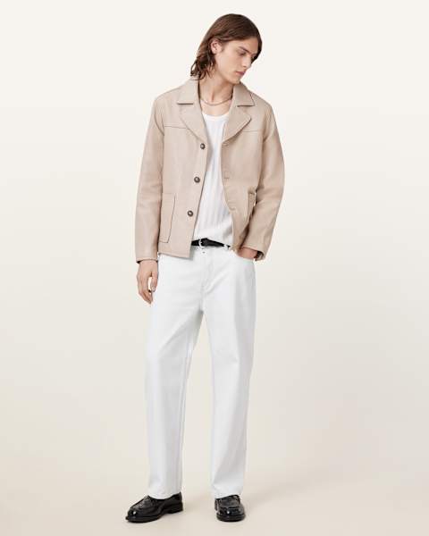 Image for Luca Leather Blazer