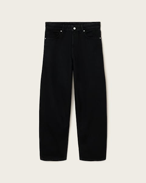 Curve Barrel Leg Denim Jeans