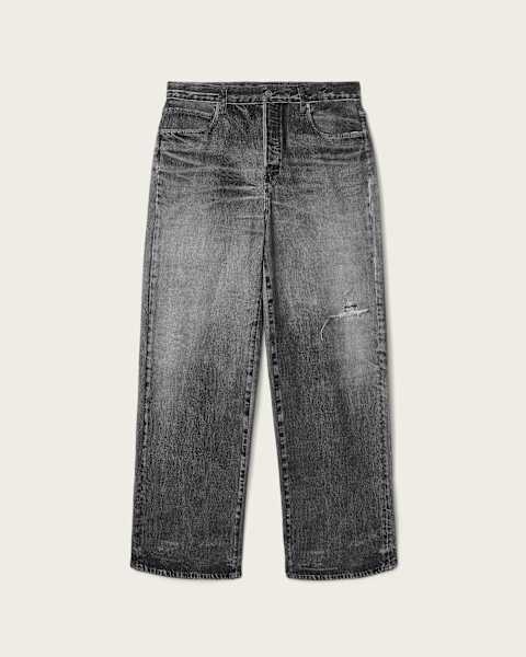 Lenny Illusion Of Denim Wide Leg Trousers