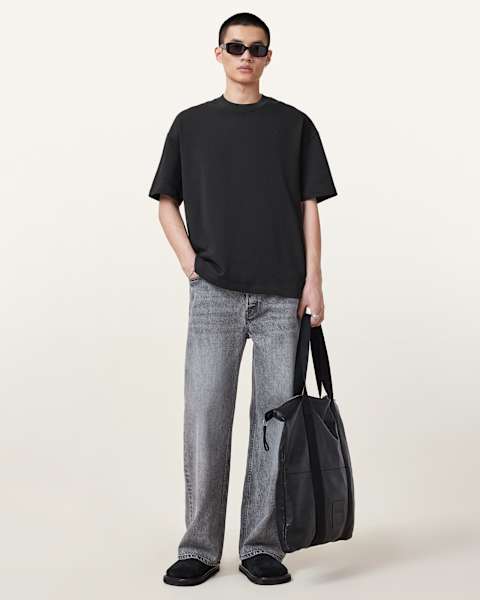 Image for Haven Embroidered Logo Oversized T-Shirt