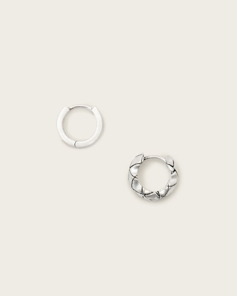 Image for Ajax Sterling Silver Hoop Earring Set