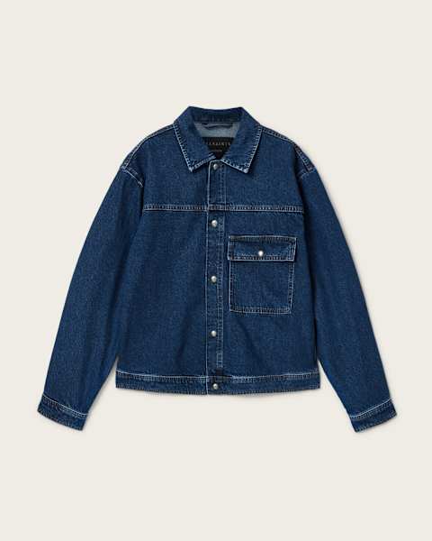 Cast Long Sleeve Boxy Denim Jacket