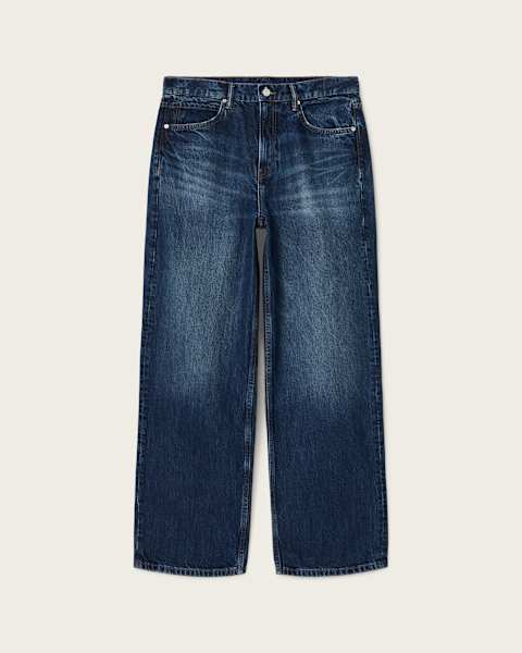 Lenny Loose Fit Wide Leg Denim Jeans