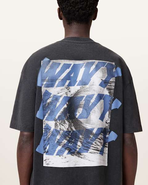 Image for Wavy Oversized Crew Neck T-Shirt