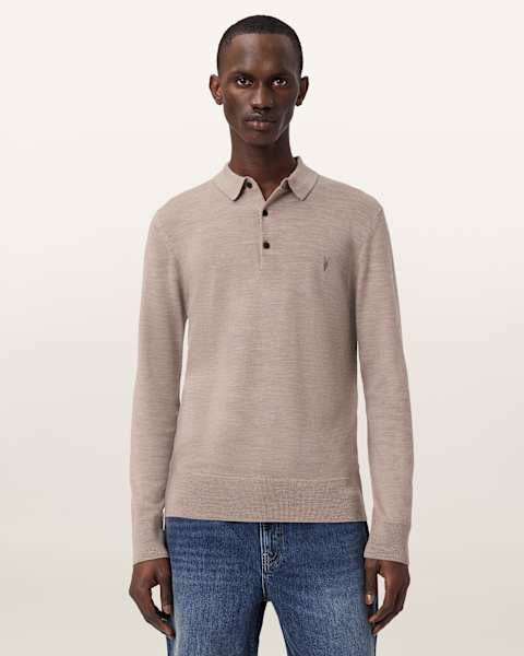 Pull Homme AllSaints Ivar Merino - Gris - Taille XL - Neuf Sans étiquette