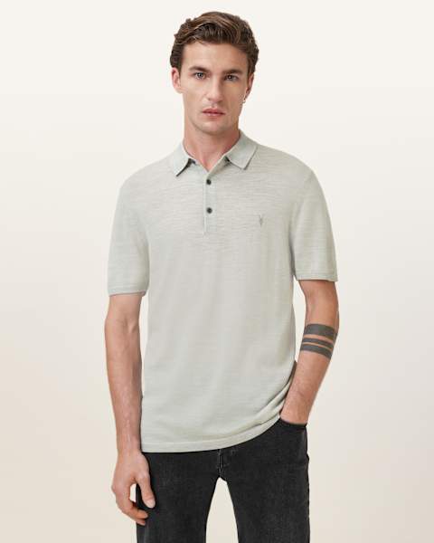 Image for Mode Merino Short Sleeve Ramskull Polo Shirt