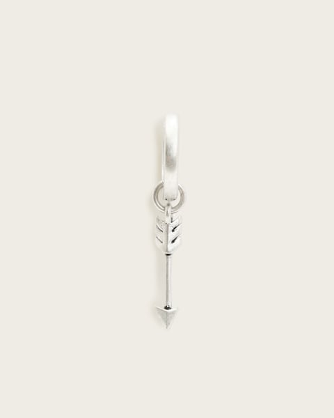 Image for Arrow Sterling Silver Hoop Earring