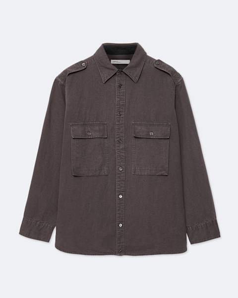 Hart Oversized Cotton-Linen Blend Shirt