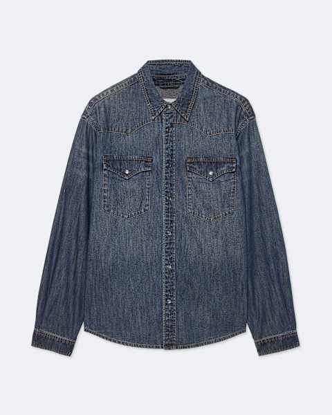 Denim Western shirt