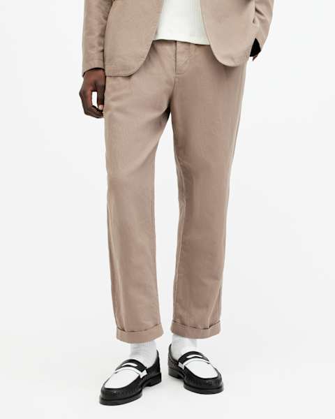 Sainte Wide Tapered Leg Trousers
