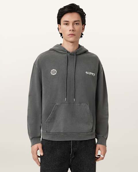 Emblem Oversized Cotton Hoody