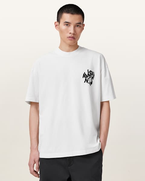 Image for Orlando Logo Print Oversized T-Shirt