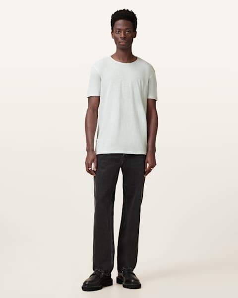 Image for Figure Crew Neck Raw Edge T-Shirt
