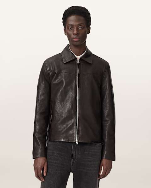 Men's Leather Jackets & Coats | ALLSAINTS US