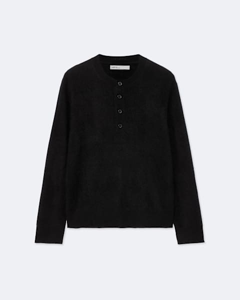 Wulf Merino Wool Henley Sweater