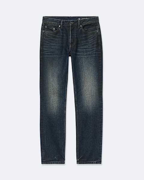 Slim straight-leg jeans