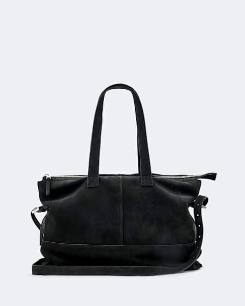 Cassius Zipped Suede Tote Bag