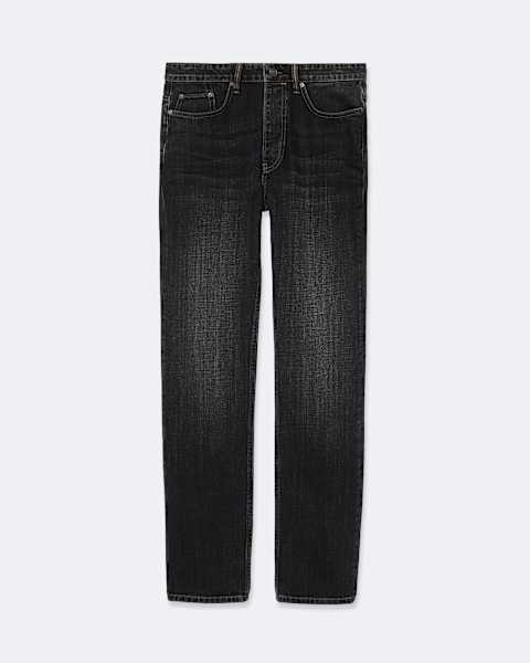 Slim Straight Leg Denim Jeans