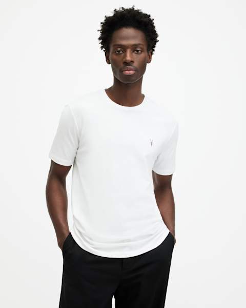 Brace Brushed Cotton Crew Neck T-Shirt