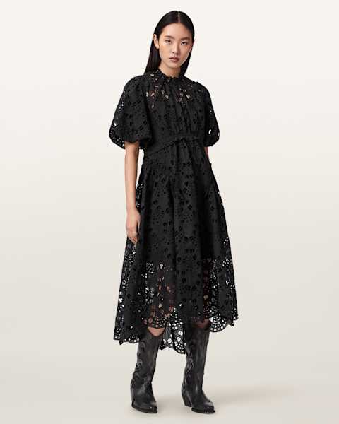 amanda uprichard dress black Amanda Uprichard Bondi Dress in Black