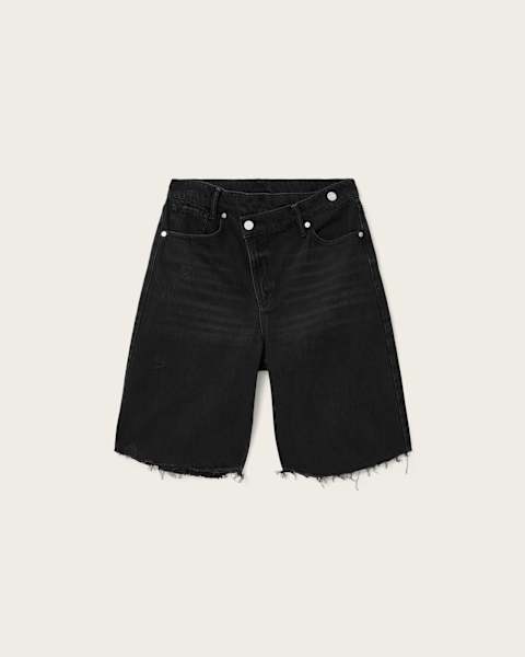 Aki Crossover Wide Leg Shorts