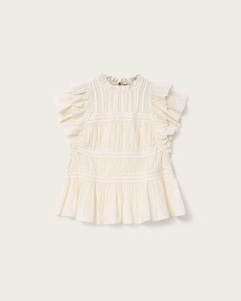 Harriet Short Sleeve Ruched Relaxed Fit Top