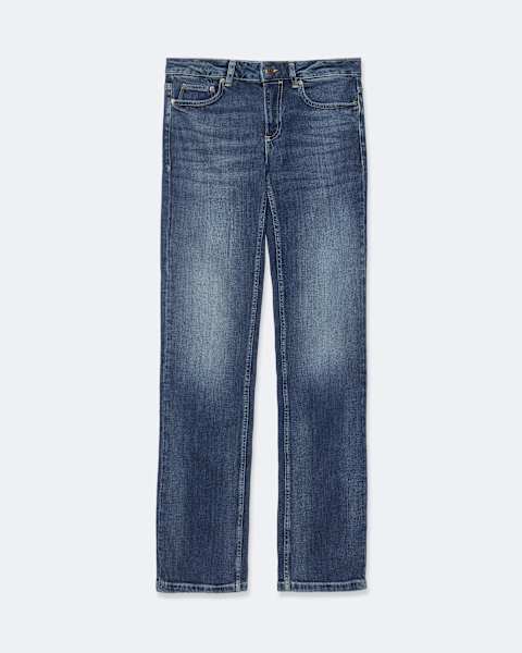 Zoe Low-Rise Slim Bootcut Denim Jeans