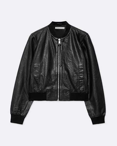 Orten Leather Bomber Jacket