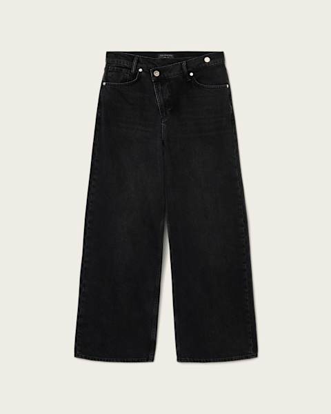 Aki Mid Rise Crossover Jeans