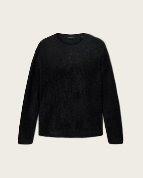 Rebel Brushed Cashmere Crew Neck Jumper