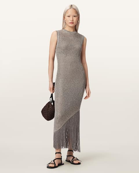 white christmas dresses Emproved Cable Knit Sweater Dress main image 1