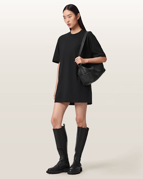 Fuse Appliqué Cotton T-Shirt Dress