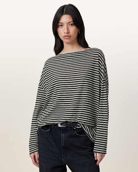 Image for Rita Relaxed Fit Striped T-Shirt