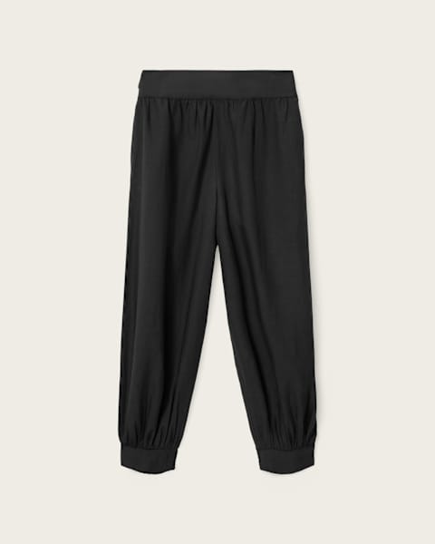 Harrie Linen Blend Baggy Fit Trousers