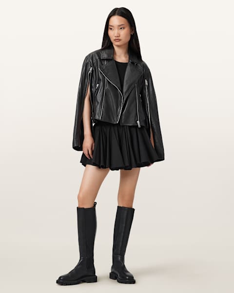 Masone Leather Biker Jacket