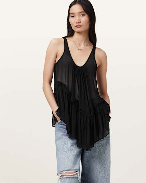 Image for Rach Tiered Sheer Top
