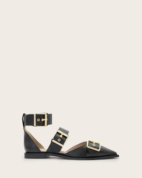 Image for Sutton Leather Pointed Toe Shoes