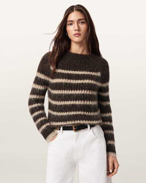 Riga Striped Crew Neck Jumper 