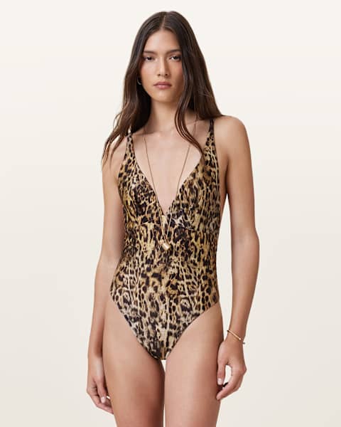Image for Saph Leopard Print Swimsuit