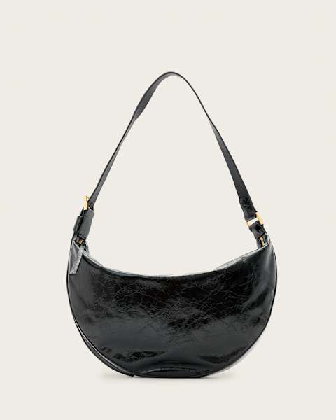 Image for Half Moon Leather Shoulder Bag