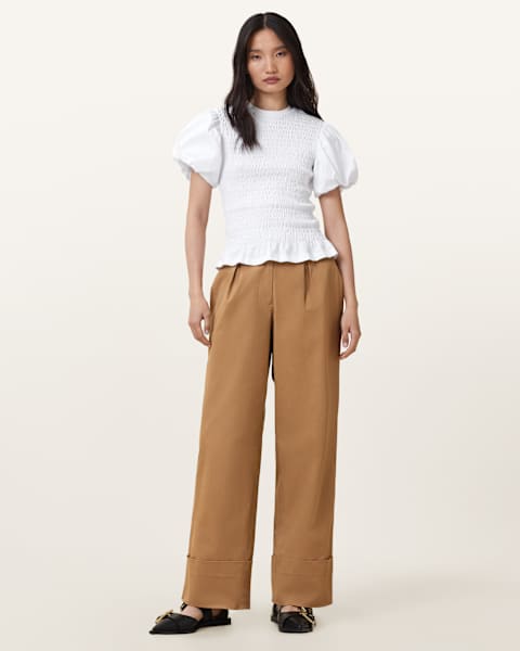 Image for Poppy Brown Chino Trousers