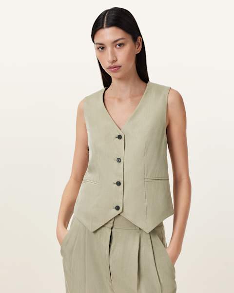 Averie Tencel Relaxed Fit Waistcoat